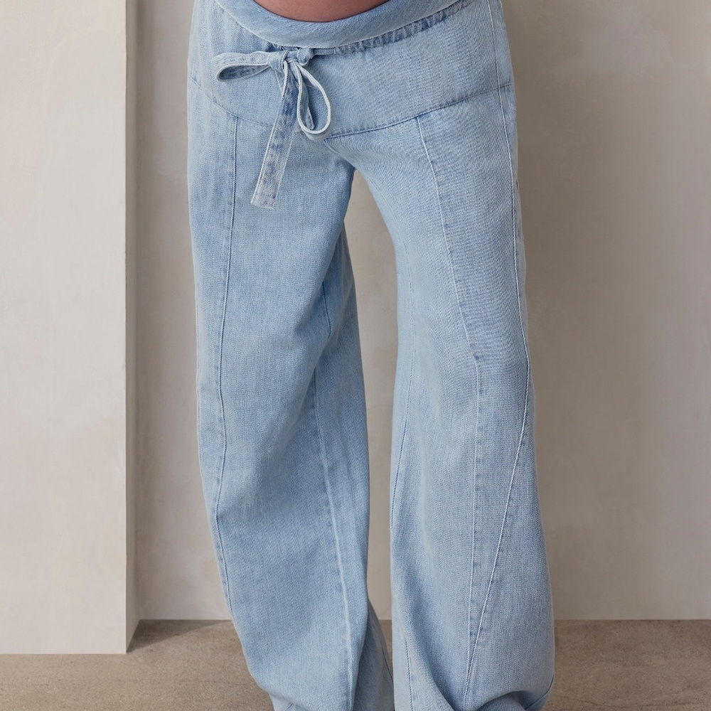 NWT BUMPSUIT The Relaxed Denim Jean - LIGHT BLUE SMALL